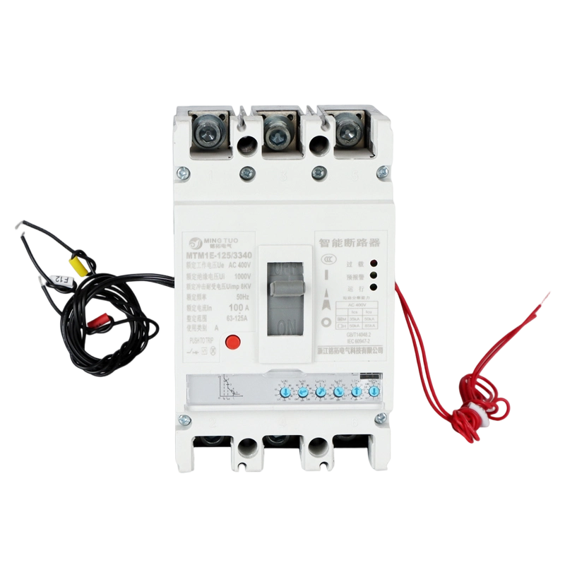MT-M1 Digital Electronic MCCB, 100-800A, 3/4P, 50kA, Pemutus Sirkuit yang Dikendalikan Mikroprosesor